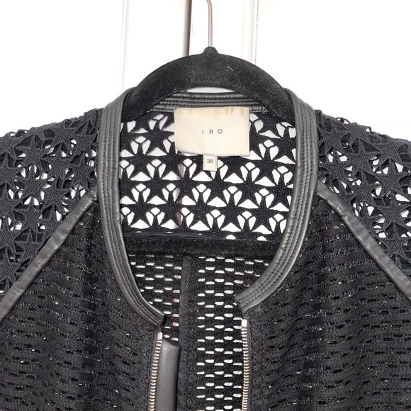 Iro Black Lewison Cutout Star Jacket - Picture 8 of 16